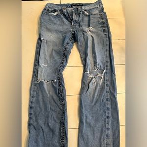 Express Jeans Men’s Ripped Light Wash 32x32